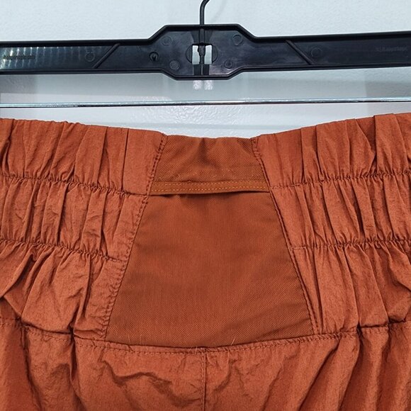 Free People Movement Women's Way Home Shorts Russet Orange Sz L - Picture 9 of 10